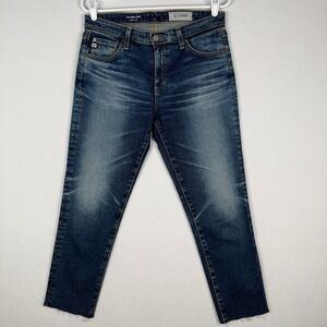 Ag Adriano Goldschmied‎ The Prima Crop Jeans Womens 30 R Cigarette Crop Denim